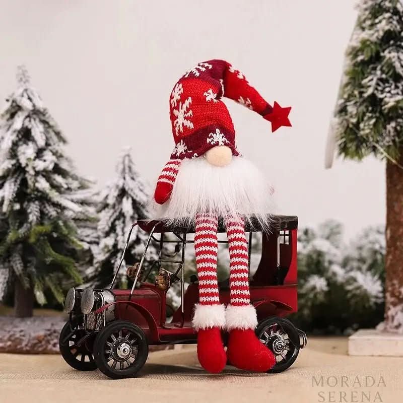 Decoração De Natal Gnomos Pernas Longas Enfeites Natalinos - Morada Serena