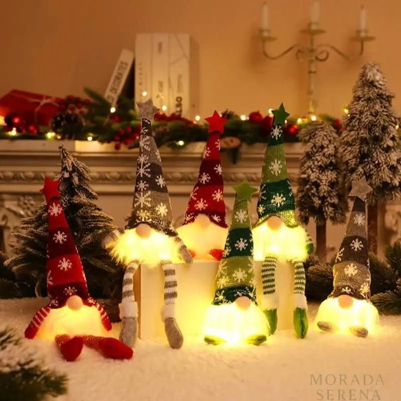 Decoração De Natal Gnomos Pernas Longas Enfeites Natalinos - Morada Serena