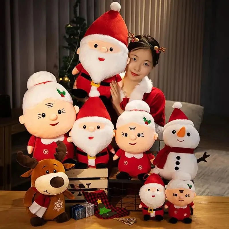 Decoração Natal Bonecos de Pelúcia Natalinos - Morada Serena