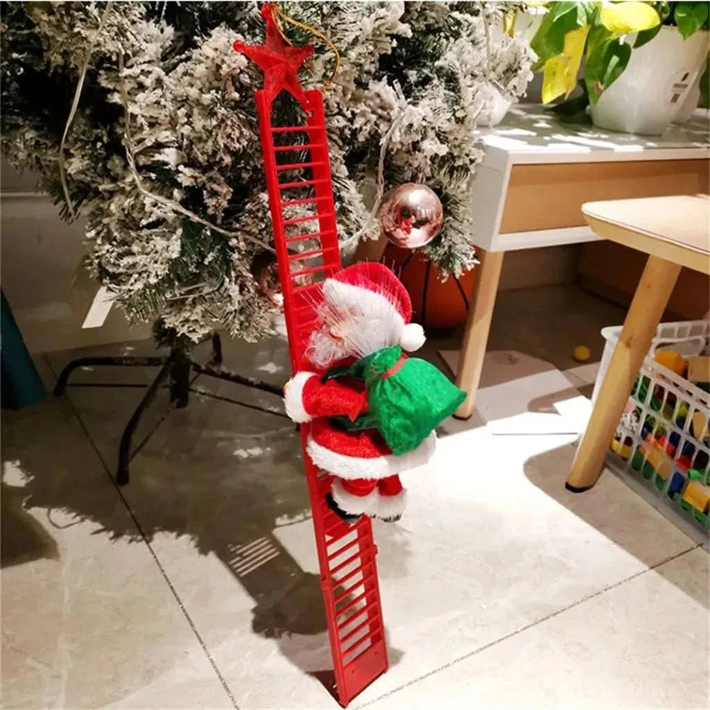 Enfeite Natalino Papai Noel Com Música - Morada Serena