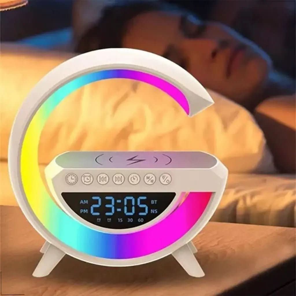 Luminária Inteligente De Mesa Smart G - Speaker - Morada Serena