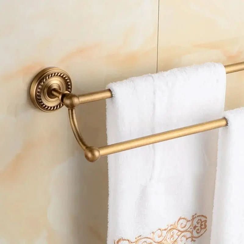 Conjunto de Acessórios de Banheiro Estilo Vintage - Elegância e Charme para Seu Banheiro - Morada Serena