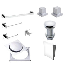 Kit Completo 'Bella Essenza' - Conjunto de Acabamentos para Banheiro com 9 Peças - Morada Serena