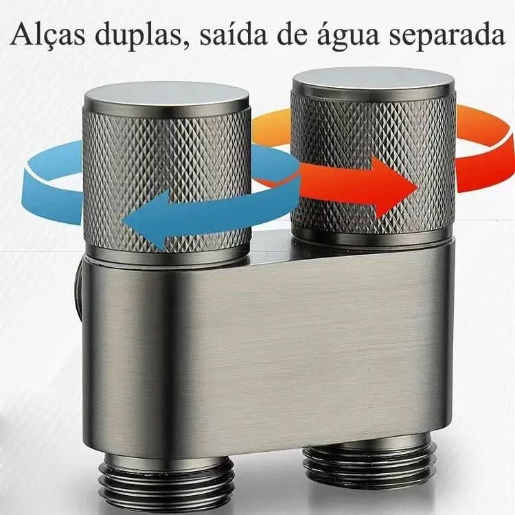 Ducha Higiênica para Banheiro Completo com Spray de Alta Pressão Regulável - Instalação Fácil - Morada Serena