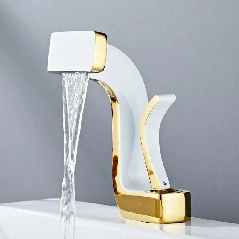 Torneira para Banheiro Mármore Modelo Louise - Elegância e Sofisticação para Seu Banheiro - Morada Serena