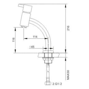 Torneira Misturador Para Banheiro Monocomando FluxoNature – Design e Conforto na Temperatura Ideal - Morada Serena