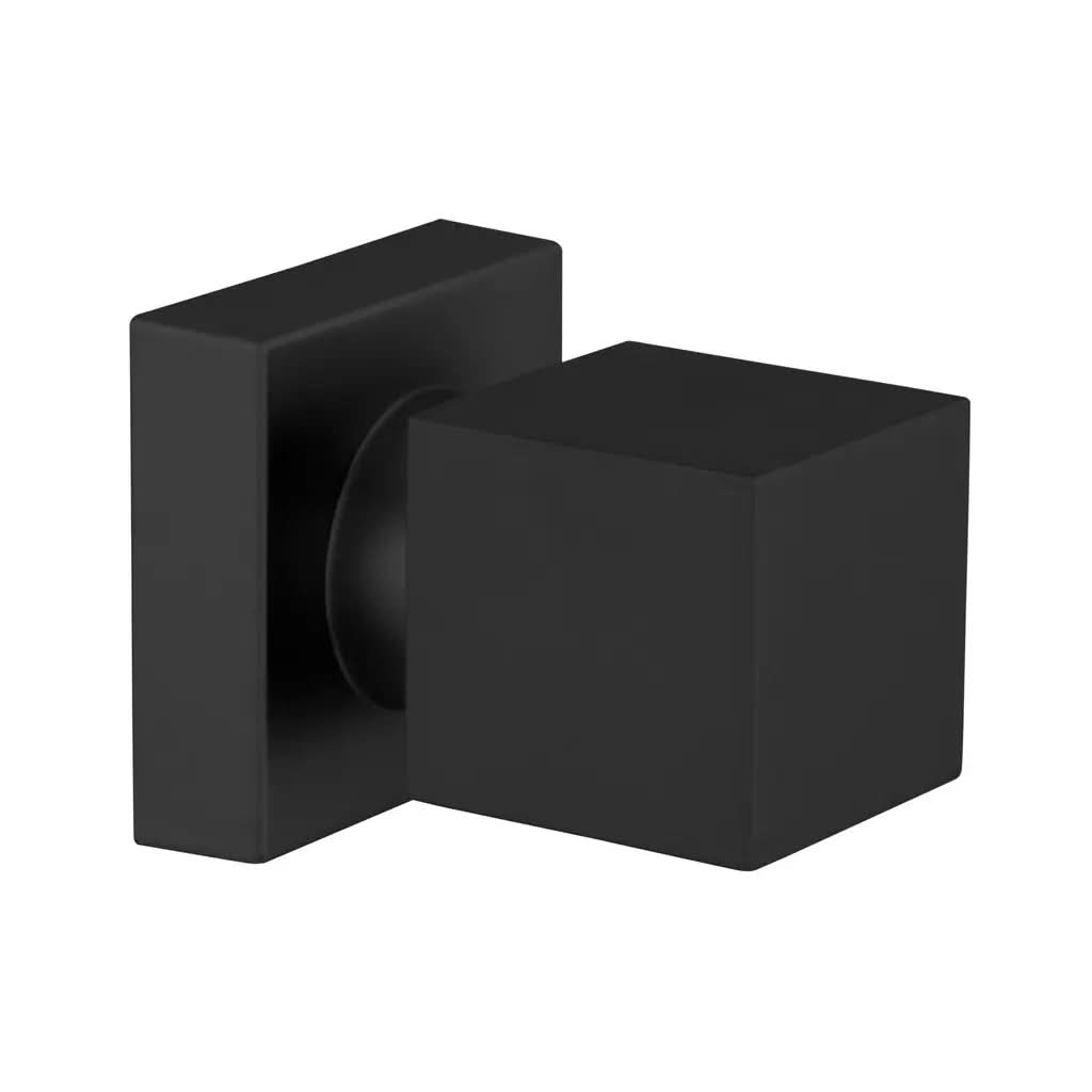 Acabamento Quadrado Preto Fosco Registro Metal Padrão Deca – Estilo e Resistência - Morada Serena