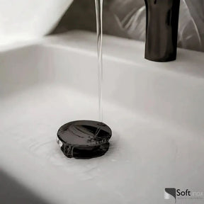 Válvula Click Inox Preto Black – Sofisticação para Cuba de Banheiro - Morada Serena