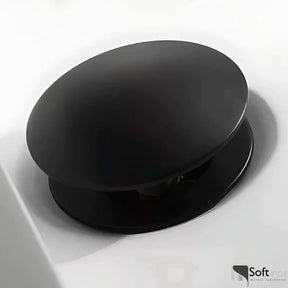 Válvula Click Inox Preto Black – Sofisticação para Cuba de Banheiro - Morada Serena
