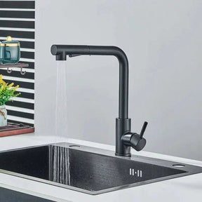 Torneira Gourmet para Cozinha Retrátil 360º Monocomando Pulverizador Dupla Misturador - Morada Serena