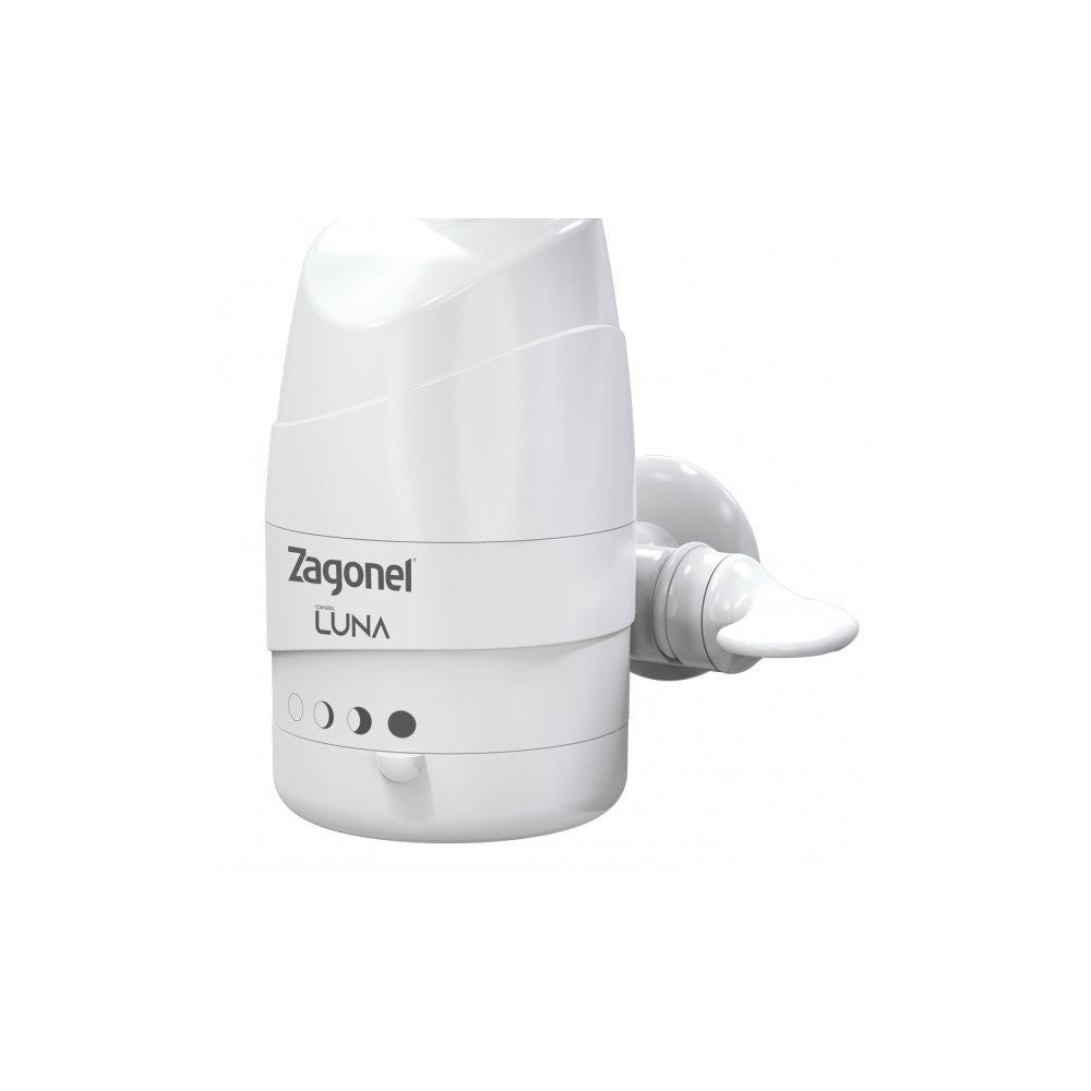 Torneira Elétrica Luna 4T Branca de Parede Zagonel 220V